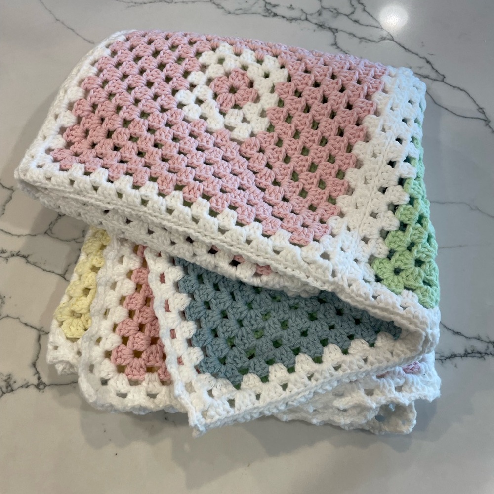 Crochet Baby Blanket Handmade